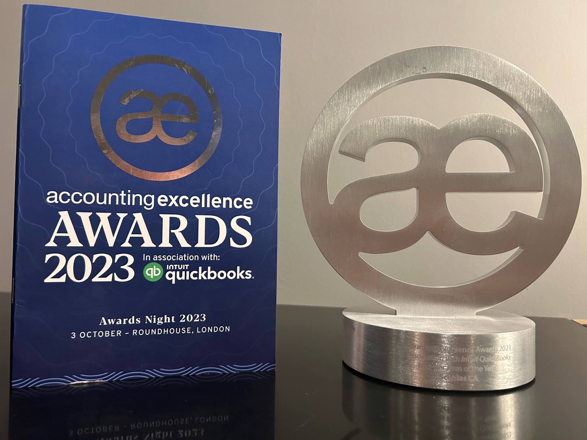 Scholes CA receives Accounting Excellence award for Midtier Firm of the Year Scholes